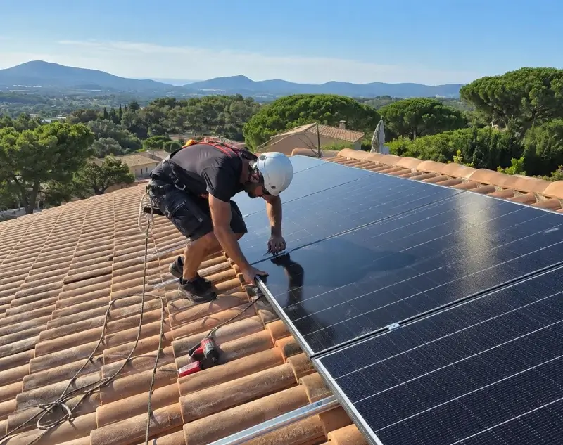 Installateur panneaux solaires Plouray — pose photovoltaïque sur toiture