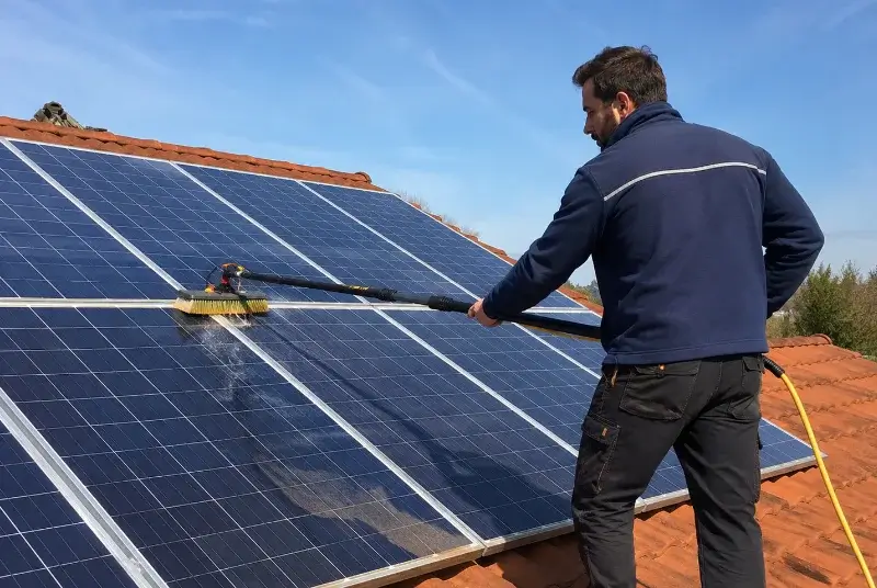 Nettoyage et entretien de panneaux solaires à Plouray