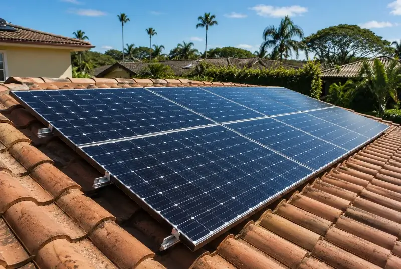 Installation de panneaux solaires à Plouray